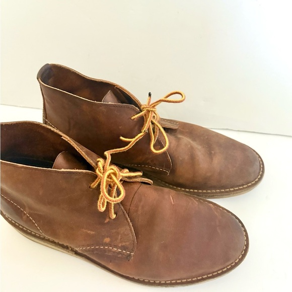 Red Wing 3322 Weekender Chukka Work Boots Leather Size 8 Copper - Picture 3 of 11